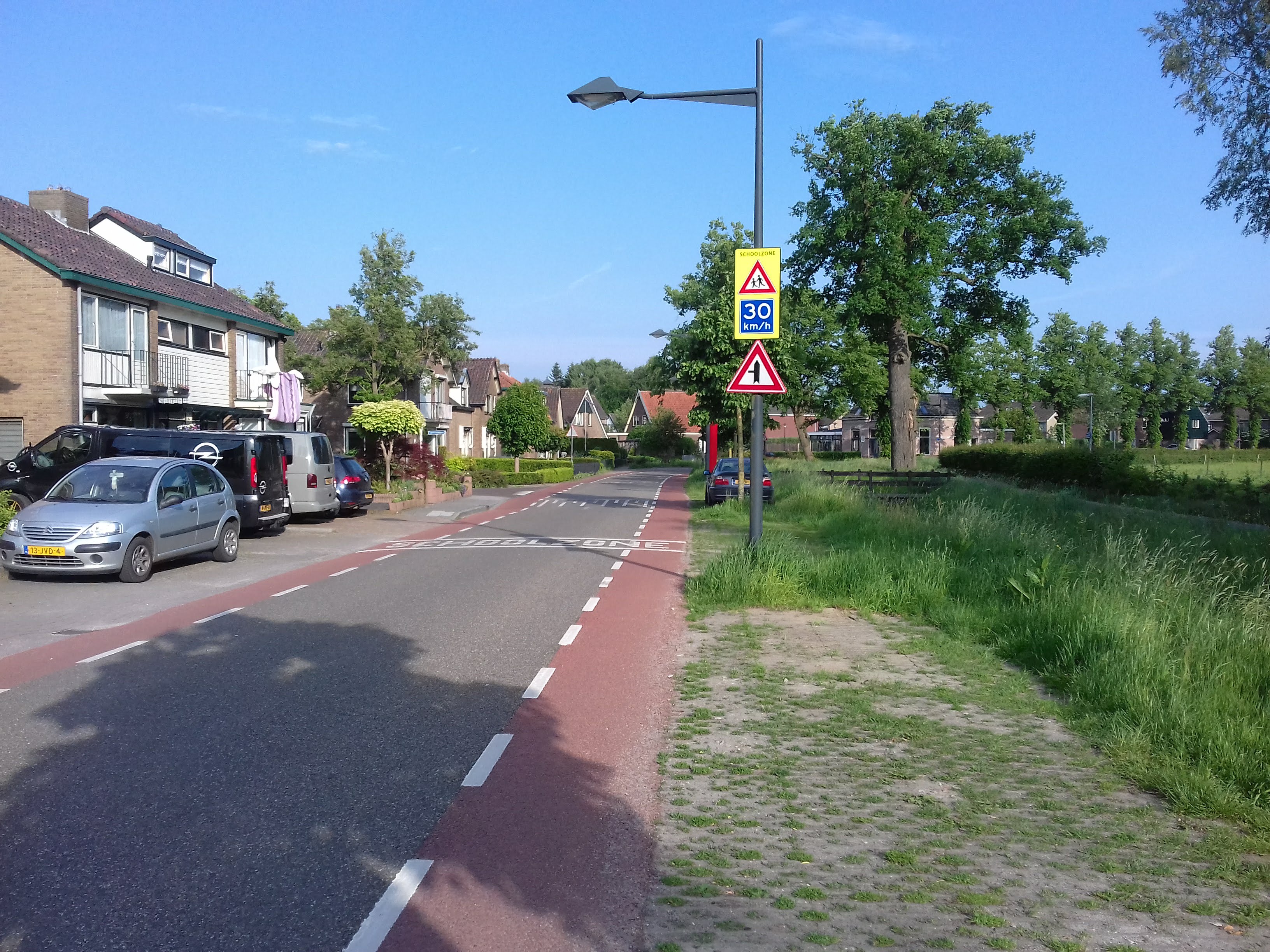 Bord schoolzone, 30km